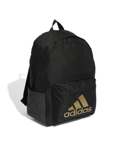 ADIDAS CLASSIC BOS 3S BP RUCKSACK SCHWARZ MIT GOLDLOGO IL5812 NEGRO