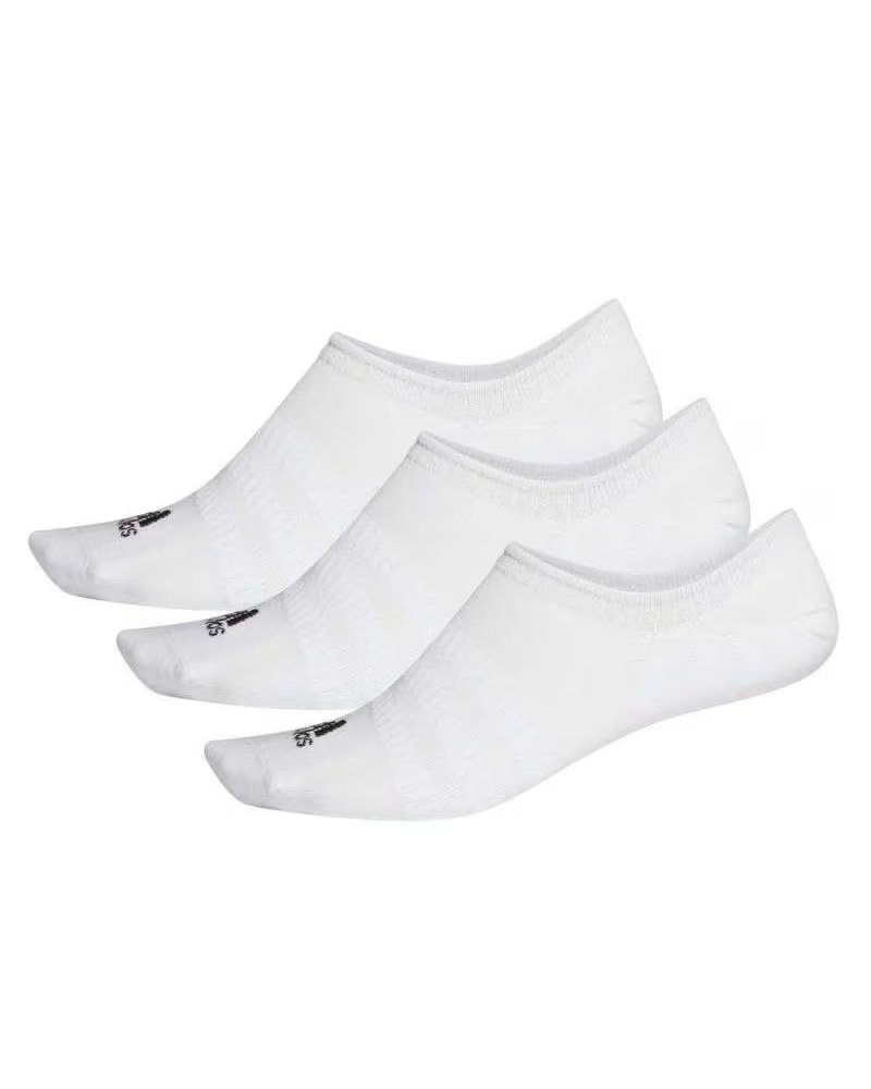 ADIDAS PACK 3 PARES DE CALCETINES NO-SHOW BLANCOS BLANCO