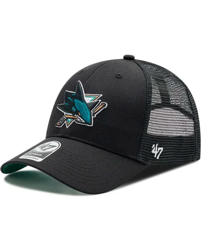 47 BRAND BRAND 47 GORRA NHL SAN JOSE SHARKS H-BRANS22CTP-BK NEGRO