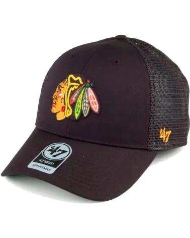 47 BRAND BRAND 47 GORRA CHICAGO BLACKHAWKS H-BRANS04CTP-BK NEGRO