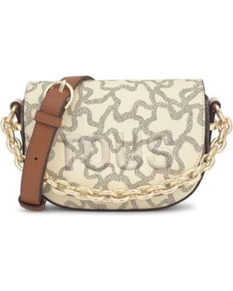 TOUS BOLSO MINI BAND MEDIALUNA KAOS ICON BEIGE