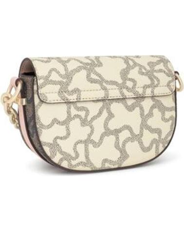 TOUS BOLSO MINI BAND MEDIALUNA KAOS ICON BEIGE