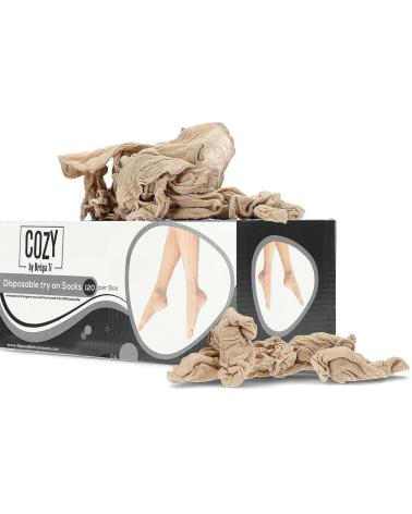 COZY CALCETINES TRY ON DESECHABLES 120UDS BEIGE