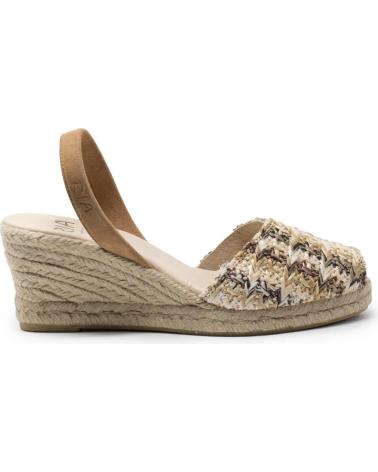 RIA MENORCA MENORQUINA PLATAFORMA YUTE MARRON CAMEL