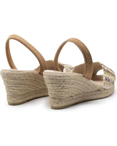 RIA MENORCA MENORQUINA PLATAFORMA YUTE MARRON CAMEL