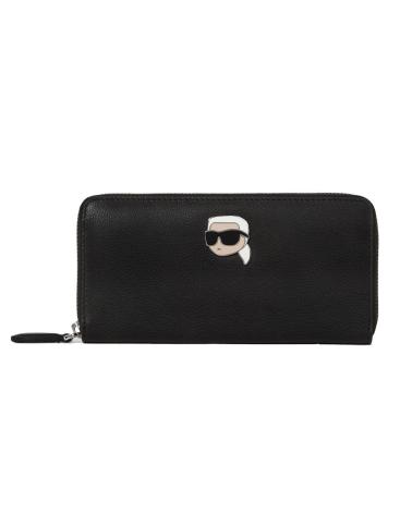 Início-KARL-LAGERFELD-CARTERAS-MUJER-MODELO-IKON-PEBBLE-CONTINENTAL-WALLET-COLOR-N-BLACK