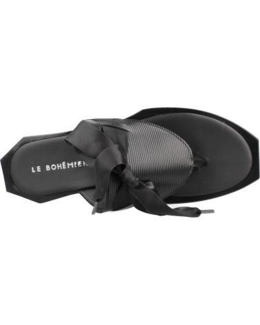 LE BOHEMIEN SANDALIAS LE BOHÉMIEN SC16 CON DETALLE DE LAZO NERO