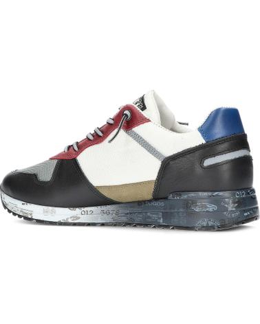 Esportes  de Homem CETTI ZAPATILLAS CASUAL PIEL MANHATTAN MULTICOLOR BLANCO