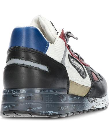 Esportes  de Homem CETTI ZAPATILLAS CASUAL PIEL MANHATTAN MULTICOLOR BLANCO