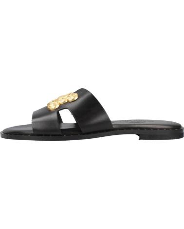 CARYATIS SANDALIAS PLANAS CARYATIS MODELO 62081C CON DETALLE METÁLICO BLKGLD