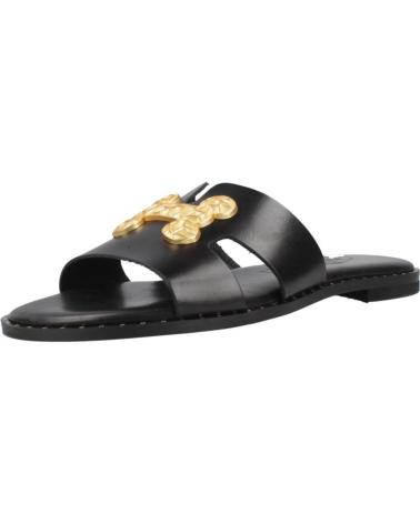 CARYATIS SANDALIAS PLANAS CARYATIS MODELO 62081C CON DETALLE METÁLICO BLKGLD