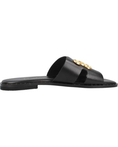 CARYATIS SANDALIAS PLANAS CARYATIS MODELO 62081C CON DETALLE METÁLICO BLKGLD