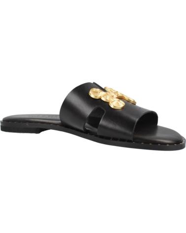 CARYATIS SANDALIAS PLANAS CARYATIS MODELO 62081C CON DETALLE METÁLICO BLKGLD