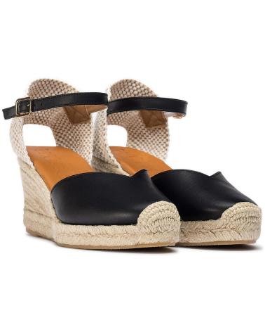 WONDERS ALPARGATAS CON CUNA ENA YD-SI685 NEGRO
