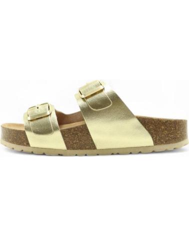 20 VEINTE TREND ZUECO PALA HEBILLAS MALU PLATINO