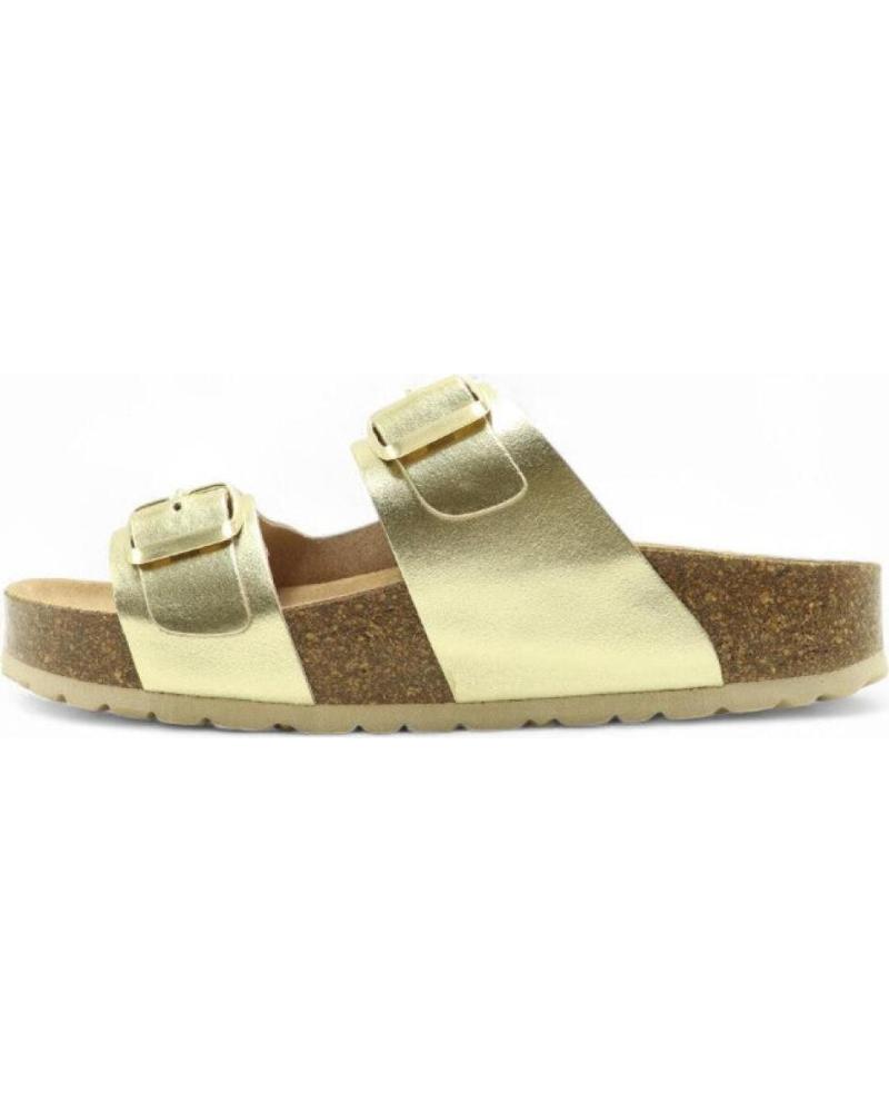 20 VEINTE TREND ZUECO PALA HEBILLAS MALU PLATINO