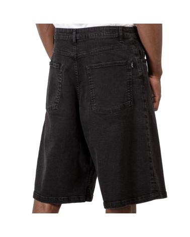 REELL PANTALON CORTO BELMONT SHORT BLACK WASH MULTICOLOR