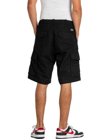 REELL PANTALON CORTO NEW CARGO SHORT NEGRO DE MULTICOLOR