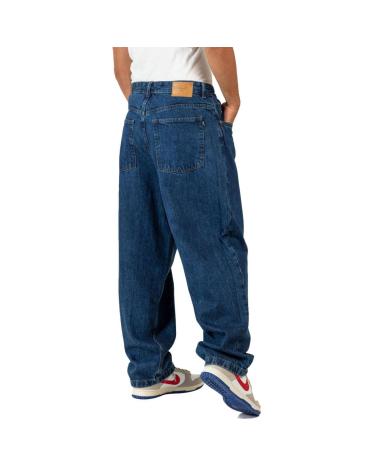 REELL PANTALON VAQUERO BAGGY DARK STONE WASH MULTICOLOR