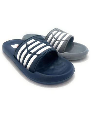 JOMIX CHANCLAS PLAYA PIEZA RELAX RAYAS AZUL