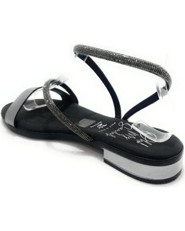 OH MY SANDALS SANDALIAS TIRAS BRILLANTES PLATEADO