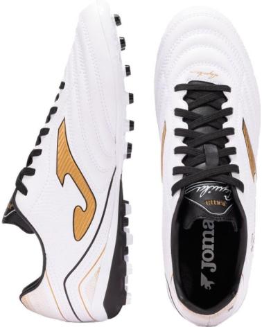 JOMA BOTAS DE FTBOL AGUILA 2502 ORO ARTIFICIAL GRASS BLANCO