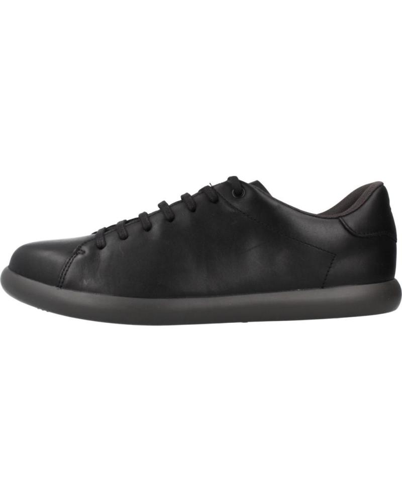 Schuhe für Herren CAMPER ZAPATO CASUAL DE PIEL CON CORDONERAS Y SUELA GOMA NEGRO