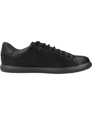 Schuhe für Herren CAMPER ZAPATO CASUAL DE PIEL CON CORDONERAS Y SUELA GOMA NEGRO