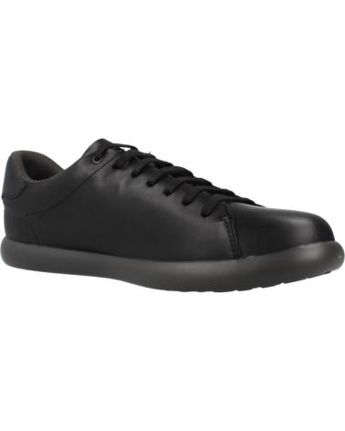 Schuhe für Herren CAMPER ZAPATO CASUAL DE PIEL CON CORDONERAS Y SUELA GOMA NEGRO