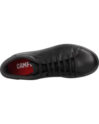 Schuhe für Herren CAMPER ZAPATO CASUAL DE PIEL CON CORDONERAS Y SUELA GOMA NEGRO