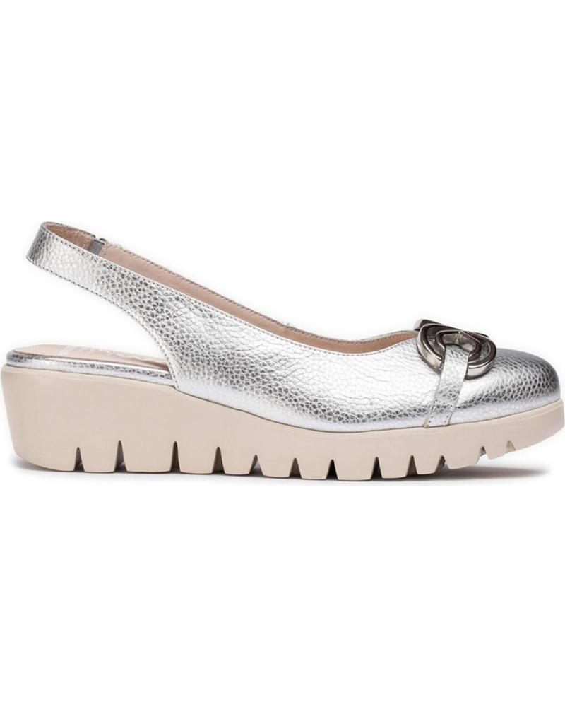 WONDERS ZAPATOS DESTALONADOS GALE C-33331 PLATA