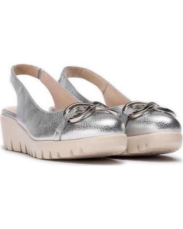 WONDERS ZAPATOS DESTALONADOS GALE C-33331 PLATA