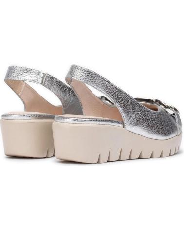 WONDERS ZAPATOS DESTALONADOS GALE C-33331 PLATA