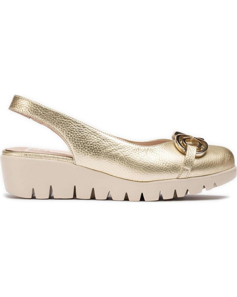 WONDERS ZAPATOS DESTALONADOS GALE C-33331 PLATINO