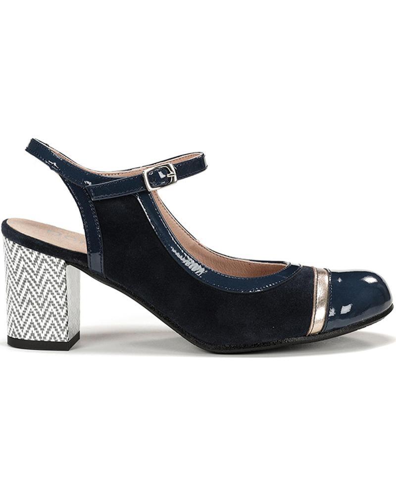 FLUCHOS ZAPATOS DE TACON DORKING BY RODIN D9093 BLUEMARINOCAVA