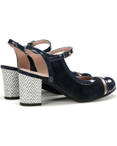 FLUCHOS ZAPATOS DE TACON DORKING BY RODIN D9093 BLUEMARINOCAVA
