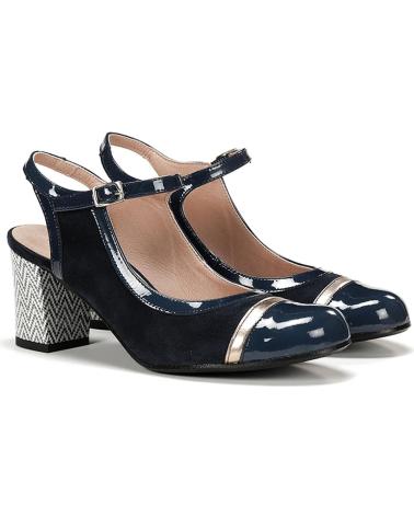 FLUCHOS ZAPATOS DE TACON DORKING BY RODIN D9093 BLUEMARINOCAVA