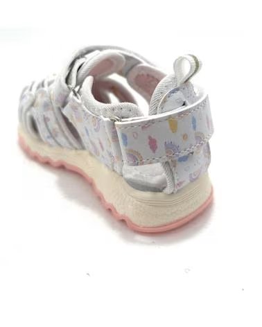 BUBBLE BOBBLE SANDALIAS SPORT PARA NIÑOS CIERRE ADHESIVO BLANCO