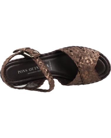 PONS QUINTANA SANDALIAS MUJER MODELO PADOVA COLOR MARRON G79