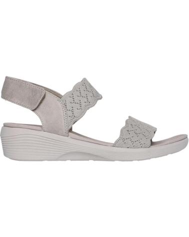 SKECHERS SANDALIA ARYA ON THE RISE PARA MUJER 163165 COLOR TAUPE MARRóN