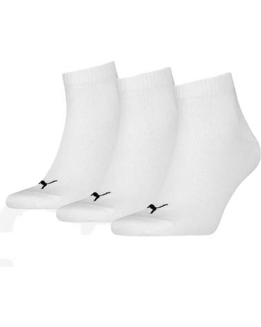 CALZINI PUMA QUARTER BIANCHI CONFEZIONE DA 3 - RIF. 701230337-300 WHITE