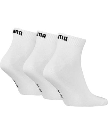 CALZINI PUMA QUARTER BIANCHI CONFEZIONE DA 3 - RIF. 701230337-300 WHITE