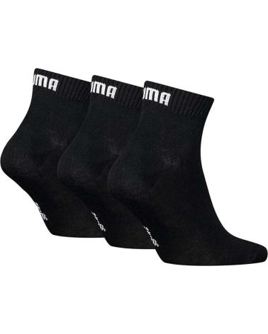 PUMA CALCETINES QUARTER DOBOTEX NEGROS - PACK 3 UNIDADES 701230337-200 BLACK