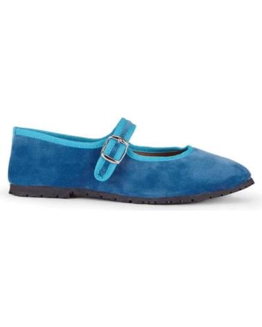 MENINA STEP WOMENS BERGAMO MARY JANE SANDALS MEDITERRANEAN BLUE