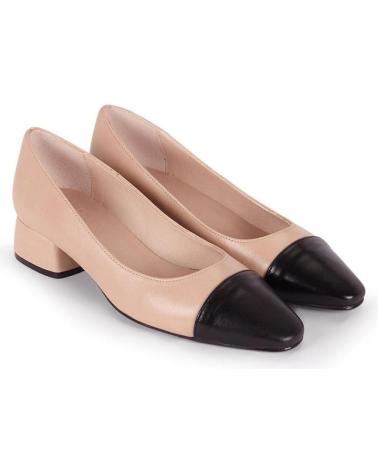 MENINA STEP WOMENS BERTA SANDALS BLACK AND NUDE