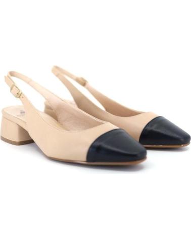 MENINA STEP WOMENS BERTA SUTIL SANDALS NUDE AND BLACK
