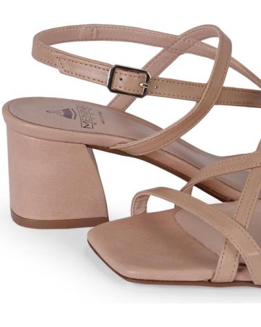 SANDALES À TALON CAMILLE NOIRES MENINA STEP BLACK