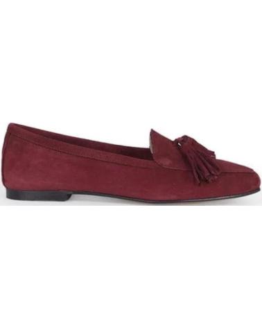 MENINA STEP WOMENS CARDIFF SUEDE SANDALS BURGUNDY