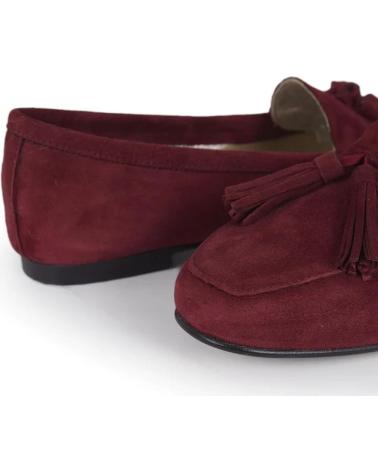 MENINA STEP WOMENS CARDIFF SUEDE SANDALS BURGUNDY