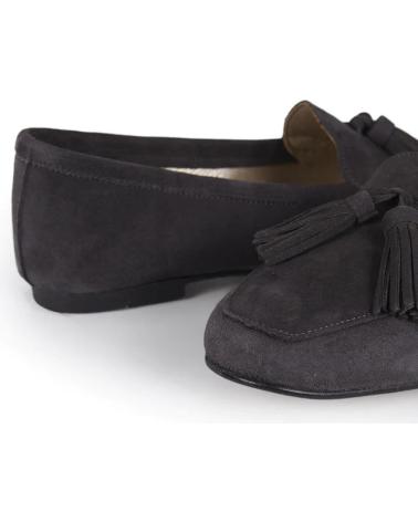 MENINA STEP WOMENS CARDIFF SUEDE SANDALS COAL